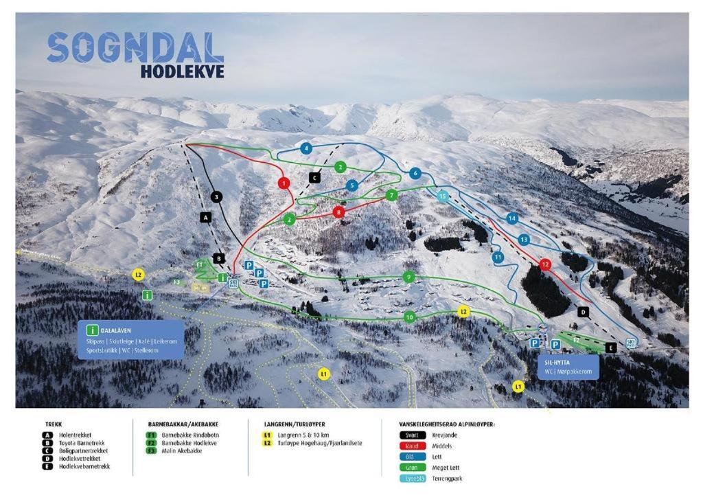 Apartmán Panorama 15 - Beautiful Mountain View Sogndal Exteriér fotografie